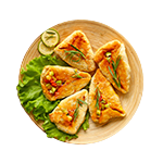 Vegetable Samosa With Chana 